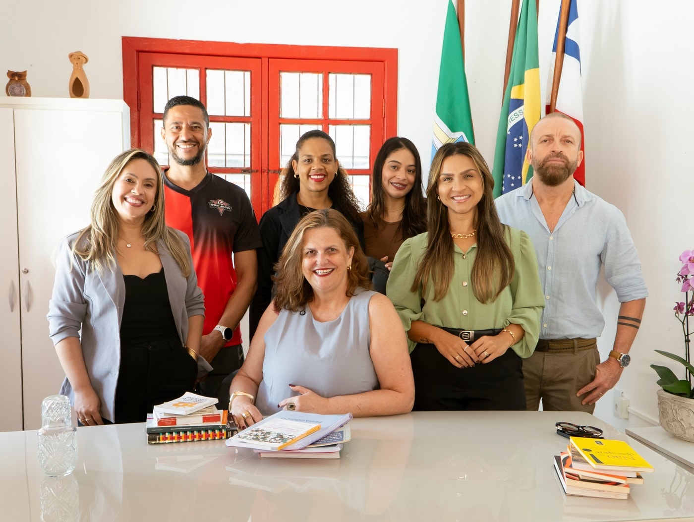 Equipe pedagógica do Colégio Granmont reunida